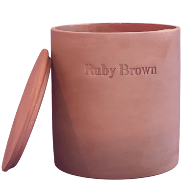 Bougie 3 mèches Terracotta - Ruby Brown