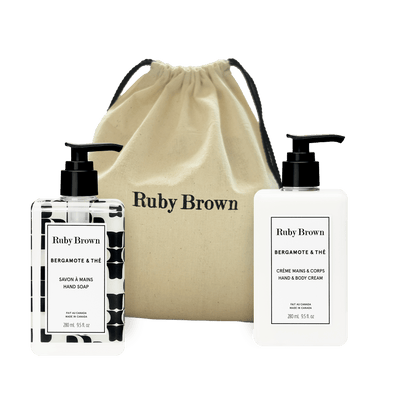 Duo savon et crème Bergamote & Thé - Ruby Brown