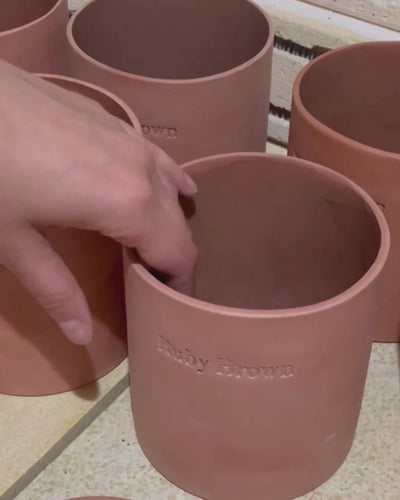 Bougie 3 mèches Terracotta