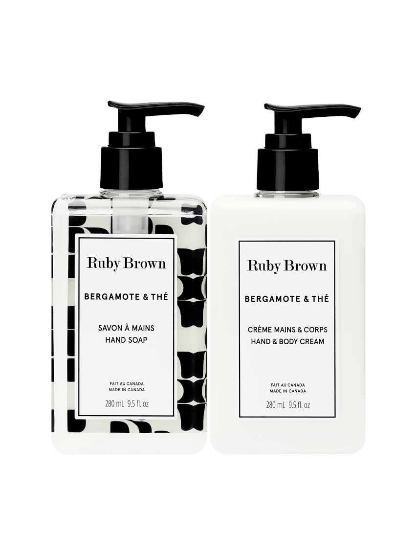 Duo savon et crème Bergamote & Thé - Ruby Brown